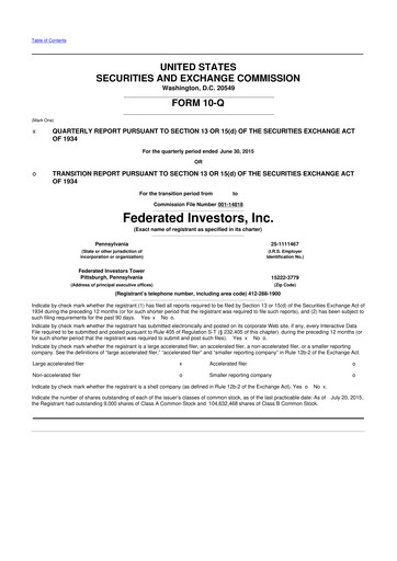 Thumbnail Federated Hermes
 10-Q Quarterly Report FY2015 
