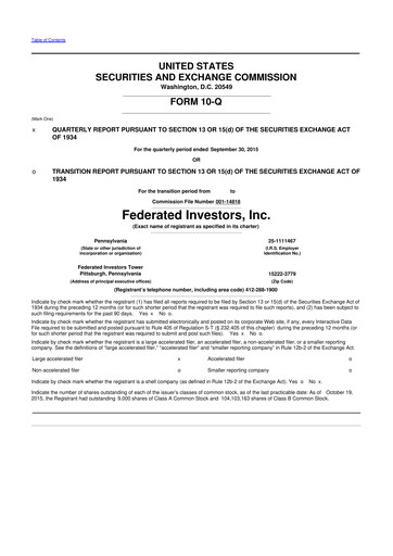 Thumbnail Federated Hermes
 10-Q Quarterly Report FY2015 