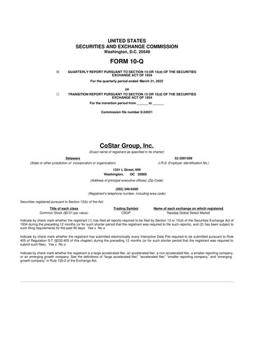 Thumbnail CoStar Group 10-Q Quarterly Report FY2022 