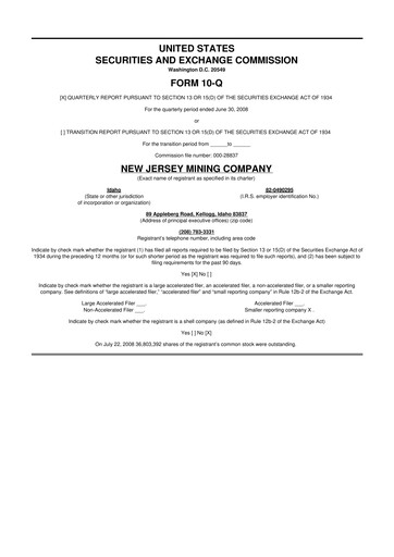 Thumbnail Idaho Strategic Resources 10-Q Quarterly Report FY 