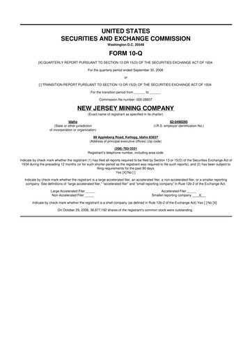 Thumbnail Idaho Strategic Resources 10-Q Quarterly Report FY 