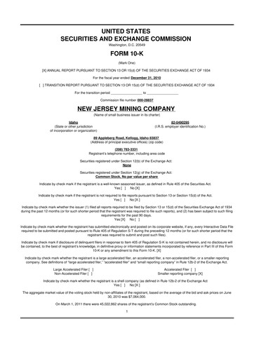 Thumbnail Idaho Strategic Resources 10-K Annual Report 