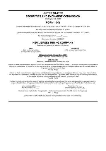 Thumbnail Idaho Strategic Resources 10-Q Quarterly Report FY2011 