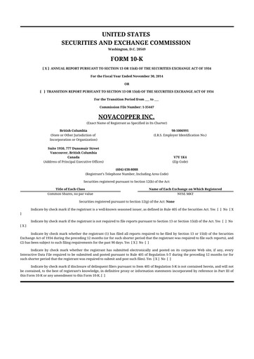 Thumbnail Trilogy Metals
 10-K Annual Report 2014