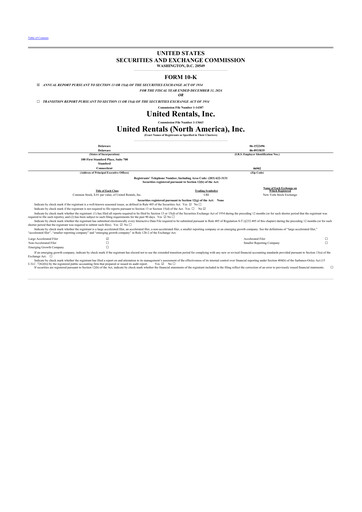 Thumbnail United Rentals
 10-K Annual Report 2024