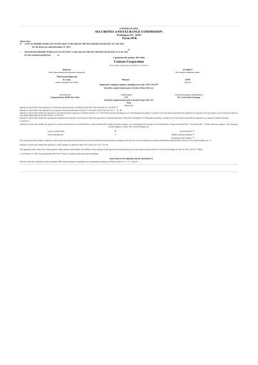 Thumbnail Centene 10-K Annual Report 2019