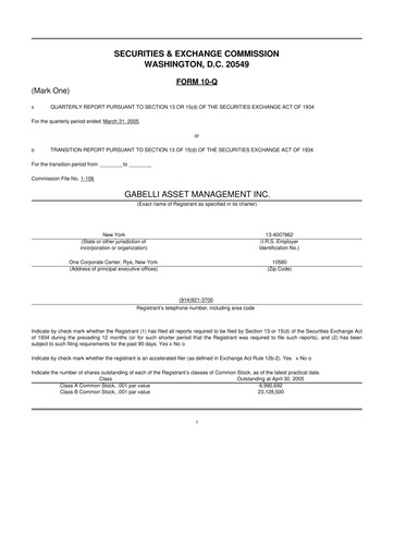 Vorschaubild GAMCO Investors
 10-Q Quartalsbericht  