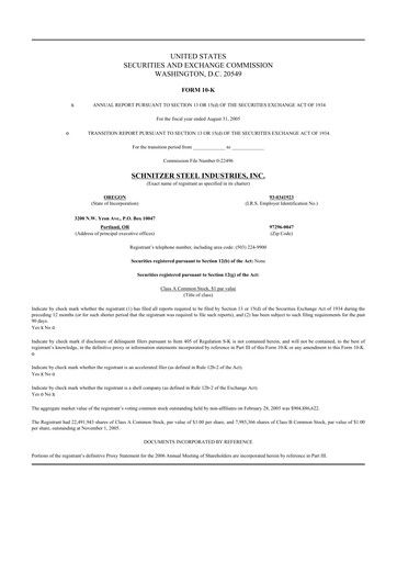 Vorschaubild Radius Recycling 10-K Jahresbericht 