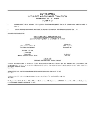 Thumbnail Radius Recycling 10-Q Quarterly Report FY 