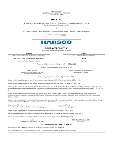 Miniature Enviri Corporation 10-K Rapport annuel 