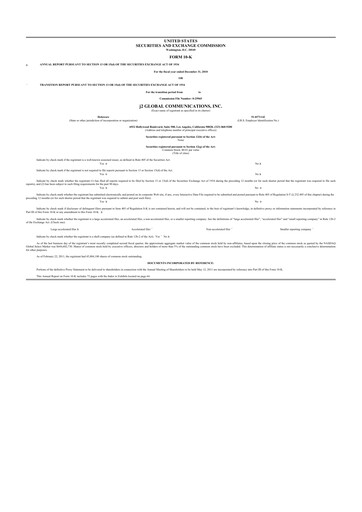 Thumbnail Ziff Davis 10-K Annual Report 2010