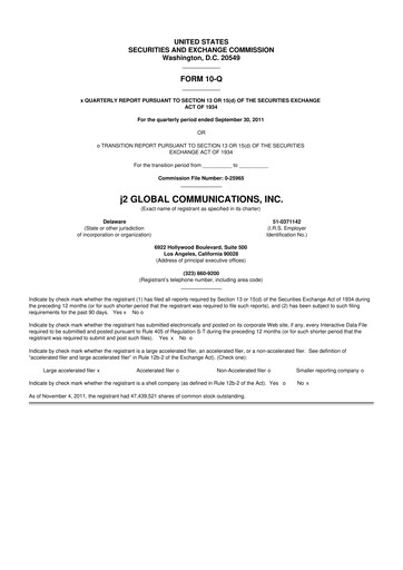 Thumbnail Ziff Davis 10-Q Quarterly Report FY2011 