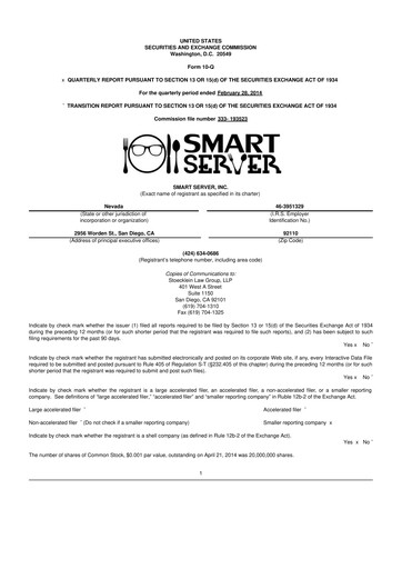 Vorschaubild RumbleOn 10-Q Quartalsbericht 2013 