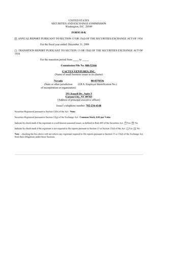 Thumbnail Actinium Pharmaceuticals 10-K Annual Report 