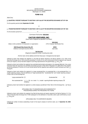 Thumbnail Actinium Pharmaceuticals 10-Q Quarterly Report FY 