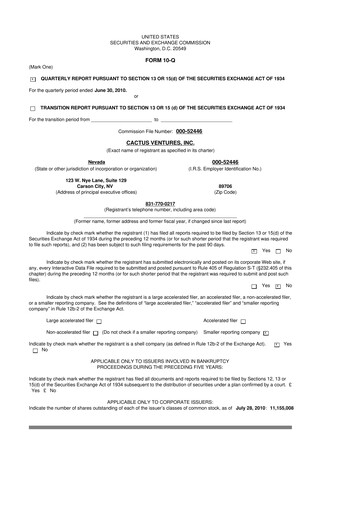 Thumbnail Actinium Pharmaceuticals 10-Q Quarterly Report FY 