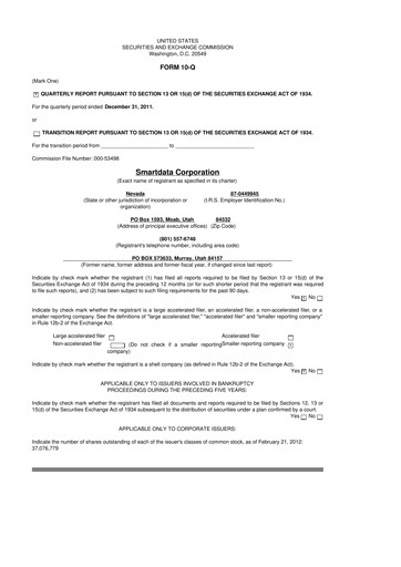 Miniature CleanSpark 10-Q Rapport trimestriel 2012 