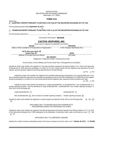 Thumbnail Actinium Pharmaceuticals 10-Q Quarterly Report FY2012 