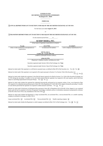 Miniature Global Medical REIT
 10-K Rapport annuel 2012