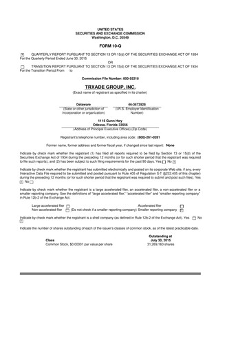 Miniature Scienture Holdings 10-Q Rapport trimestriel 2015 