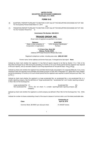 Miniature Scienture Holdings 10-Q Rapport trimestriel 2016 