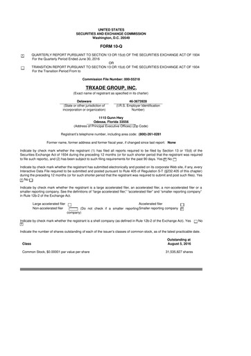 Miniature Scienture Holdings 10-Q Rapport trimestriel 2016 