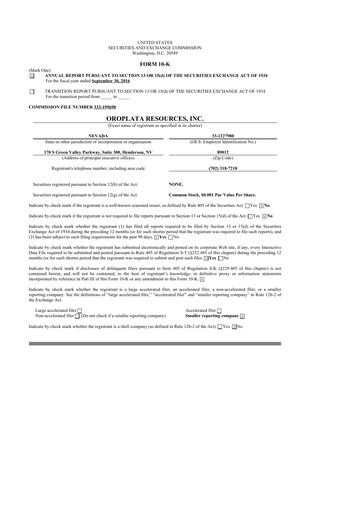 Vorschaubild American Battery Technology Company 10-K Jahresbericht 2016