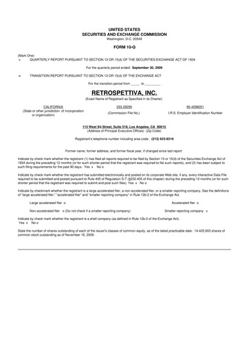 Thumbnail Outdoor Holding Company
 10-Q Quarterly Report FY 