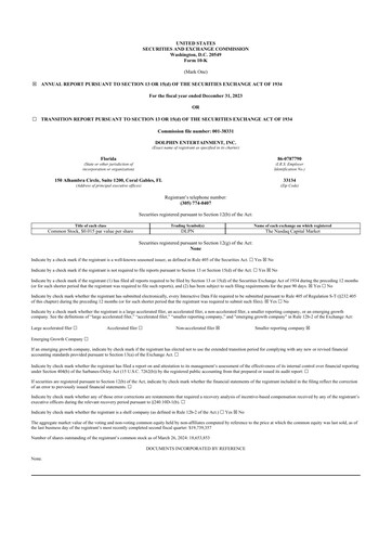 Thumbnail Dolphin Entertainment
 10-K Annual Report 2023