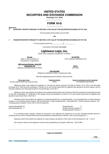 Thumbnail Lightwave Logic 10-Q Quarterly Report FY2024 