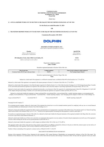 Thumbnail Dolphin Entertainment
 10-K Annual Report 2024
