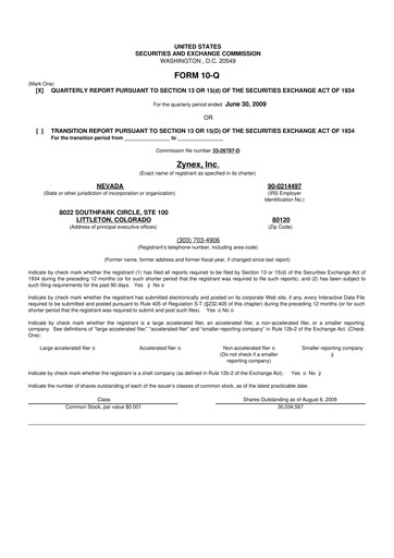 Thumbnail Zynex 10-Q Quarterly Report FY 