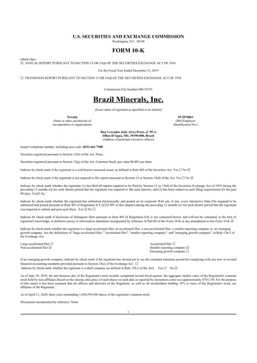 Thumbnail Atlas Lithium 10-K Annual Report 2019