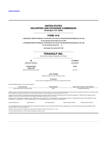 Thumbnail TeraWulf 10-Q Quarterly Report FY2024 