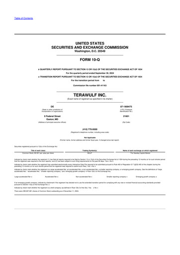 Thumbnail TeraWulf 10-Q Quarterly Report FY2024 