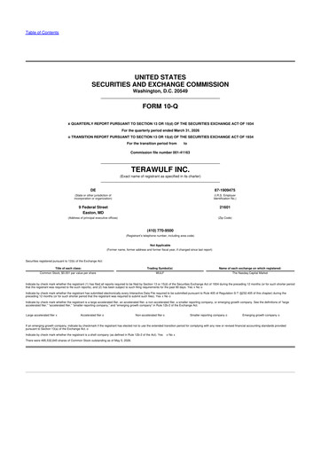 Thumbnail TeraWulf 10-Q Quarterly Report FY 
