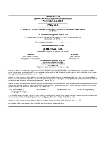 Thumbnail Ziff Davis 10-Q Quarterly Report FY2018 
