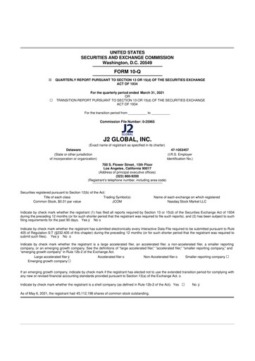 Thumbnail Ziff Davis 10-Q Quarterly Report FY2021 