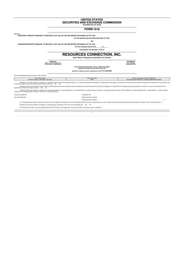 Thumbnail RGP (Resources Connection) 10-Q Quarterly Report FY2022 
