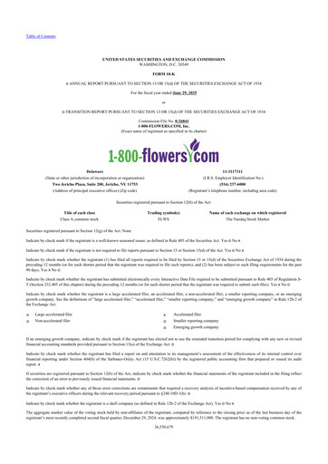 Thumbnail 1-800-Flowers.com, Inc.
 10-K Annual Report 2025