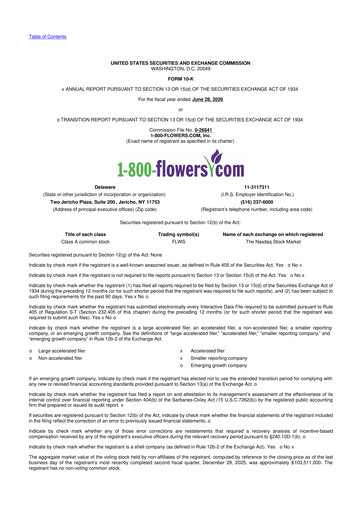 Thumbnail 1-800-Flowers.com, Inc.
 10-K Annual Report 2026