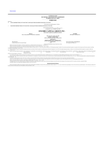 Thumbnail Encore Capital Group 10-K Annual Report 2024