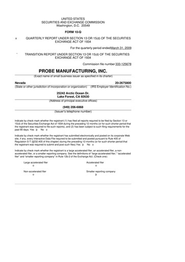 Miniature Clean Energy Technologies 10-Q Rapport trimestriel  