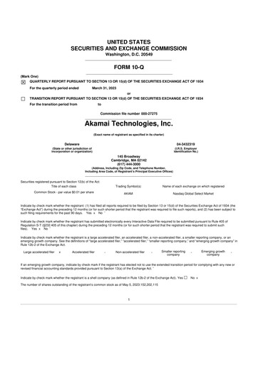 Thumbnail Akamai
 10-Q Quarterly Report FY2023 