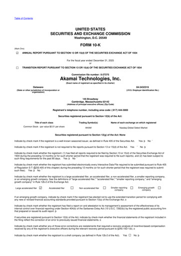 Thumbnail Akamai
 10-K Annual Report 2025