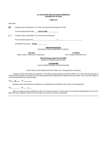 Thumbnail Siebert Financial 10-Q Quarterly Report FY 