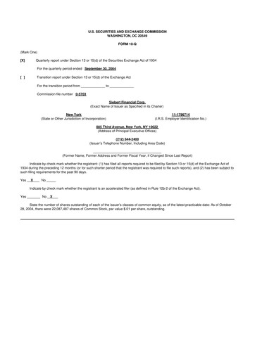 Thumbnail Siebert Financial 10-Q Quarterly Report FY 