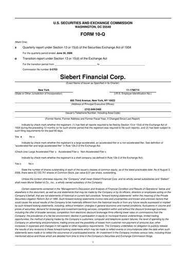 Thumbnail Siebert Financial 10-Q Quarterly Report FY 