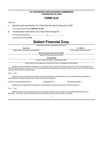 Thumbnail Siebert Financial 10-Q Quarterly Report FY 