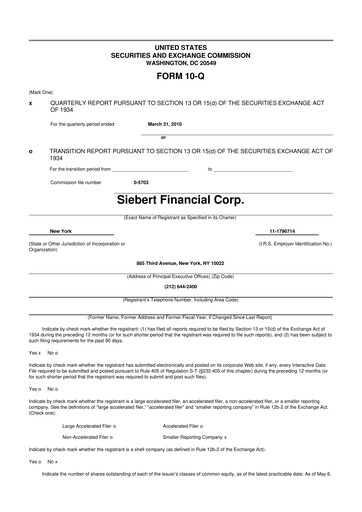 Thumbnail Siebert Financial 10-Q Quarterly Report FY 